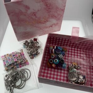 The Best Wishes to You New Charm making Kit. Colorful Bead and Charm Set Makes 5